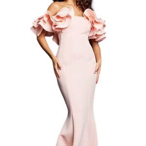 NWT Jovani 24280SC Scuba Cocktail Dress Lilac size 0
